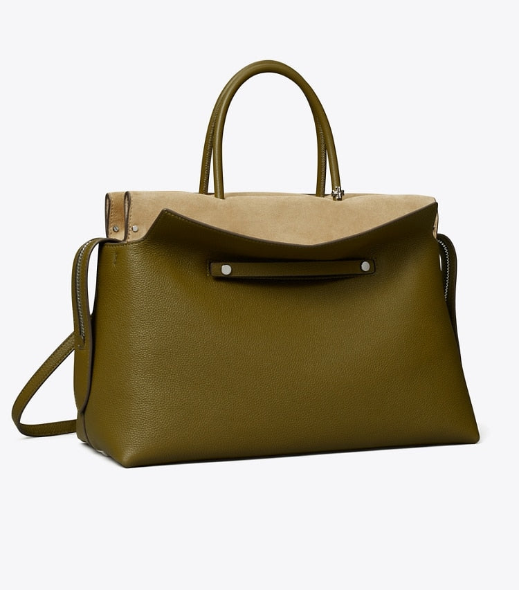 Large Mercer Pebbled Satchel Leccio Leccio