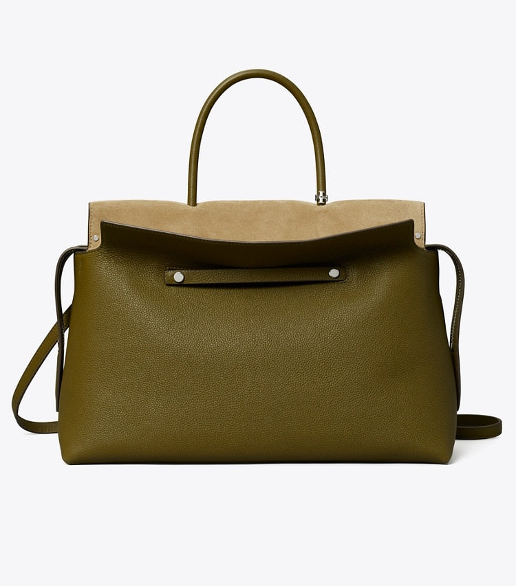 Large Mercer Pebbled Satchel Leccio Leccio
