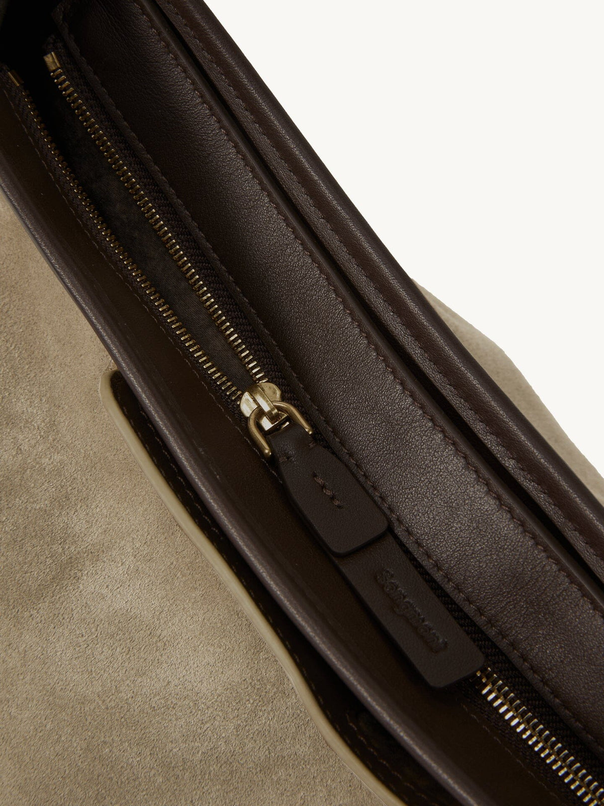 Songmont Large Yore Hobo Bag Dune Suede