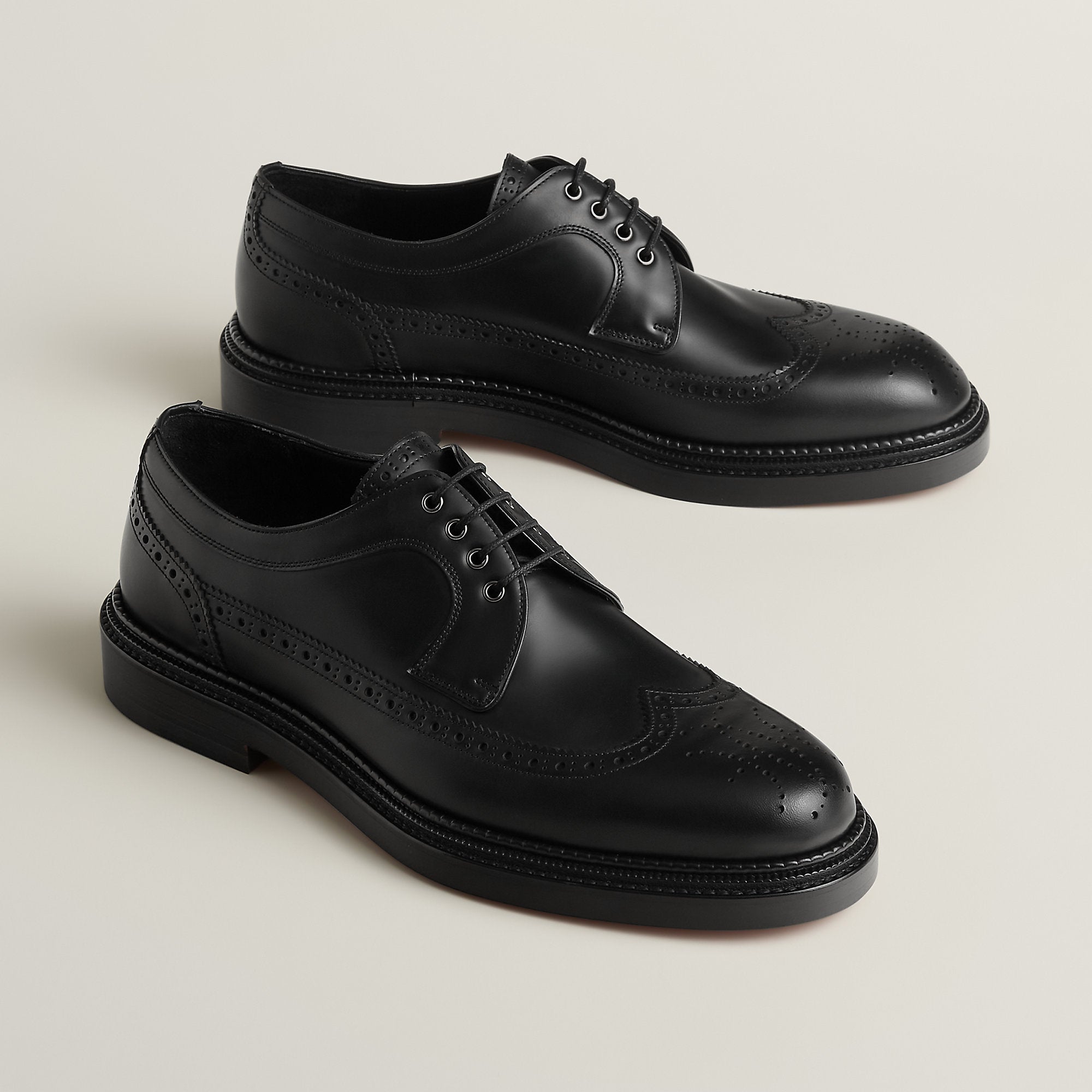 Hermes Lawson Derby Shoe Noir