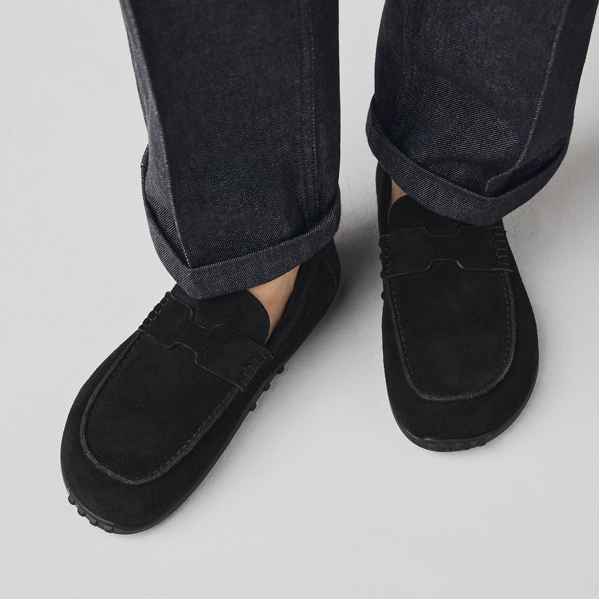 Hermes Lazy Loafer Noir