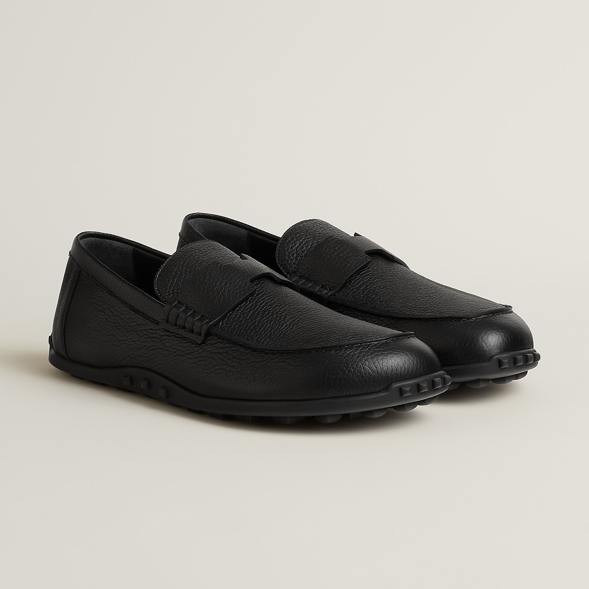 Hermes Lazy Loafer Noir