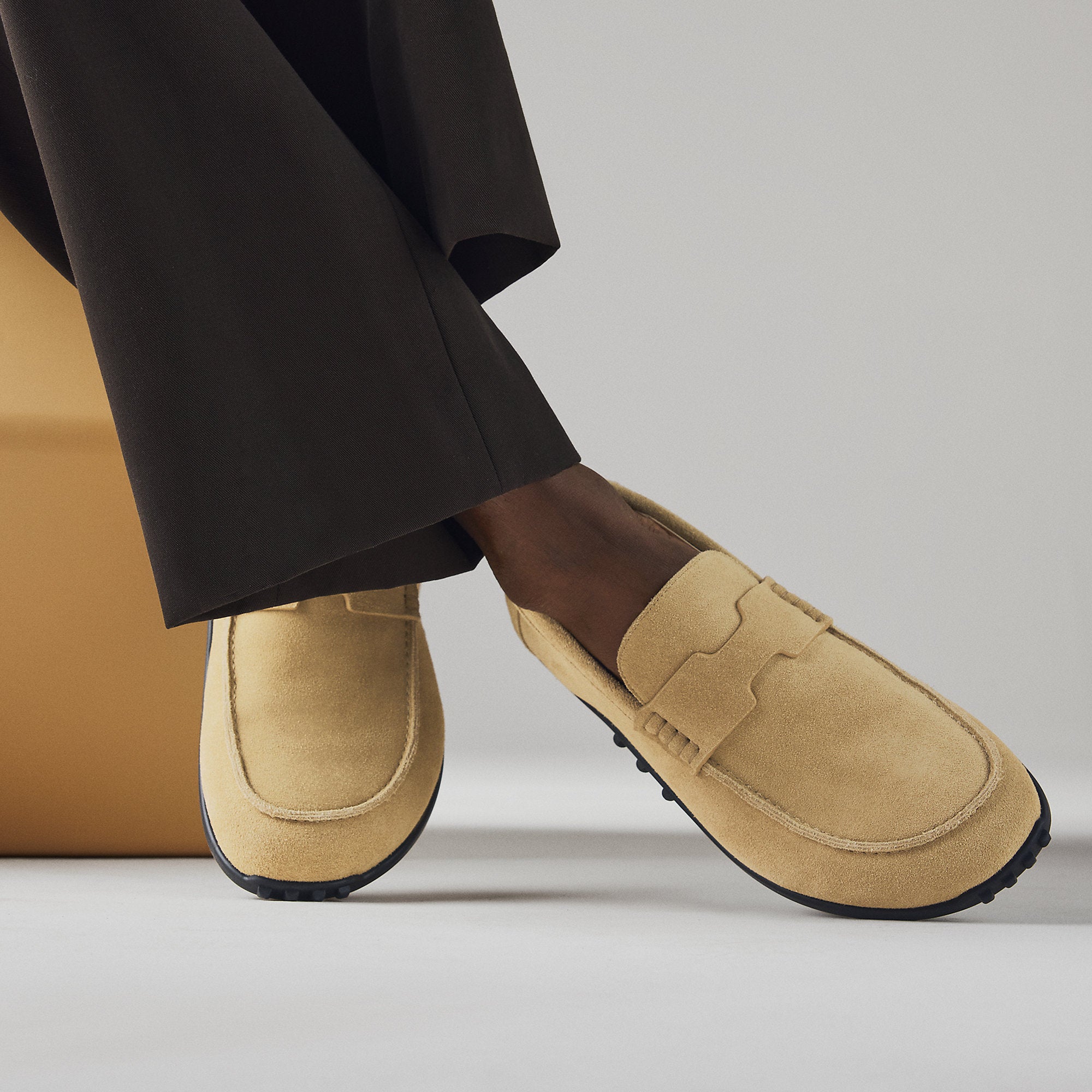 Hermes Lazy Loafer Noir