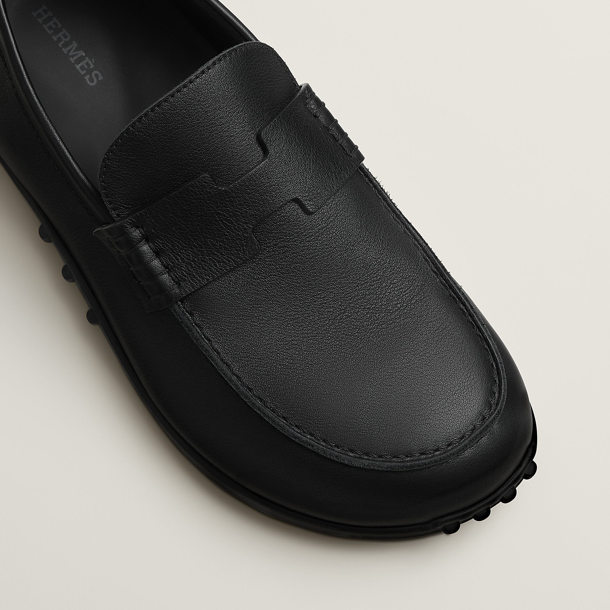 Hermes Lazy Loafer Noir
