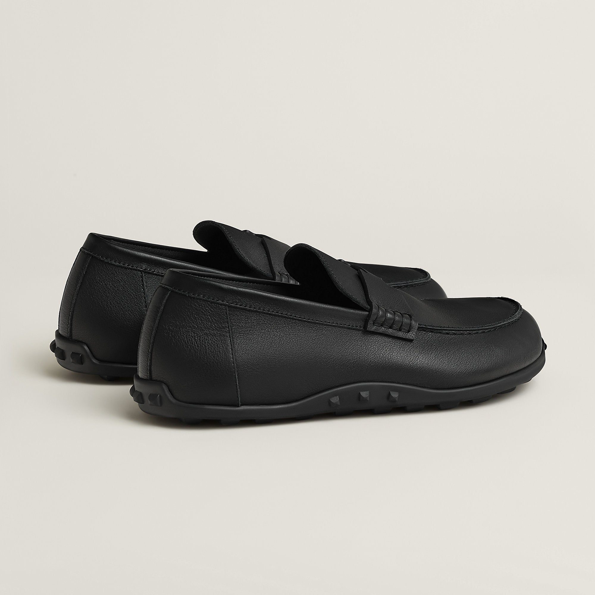 Hermes Lazy Loafer Noir
