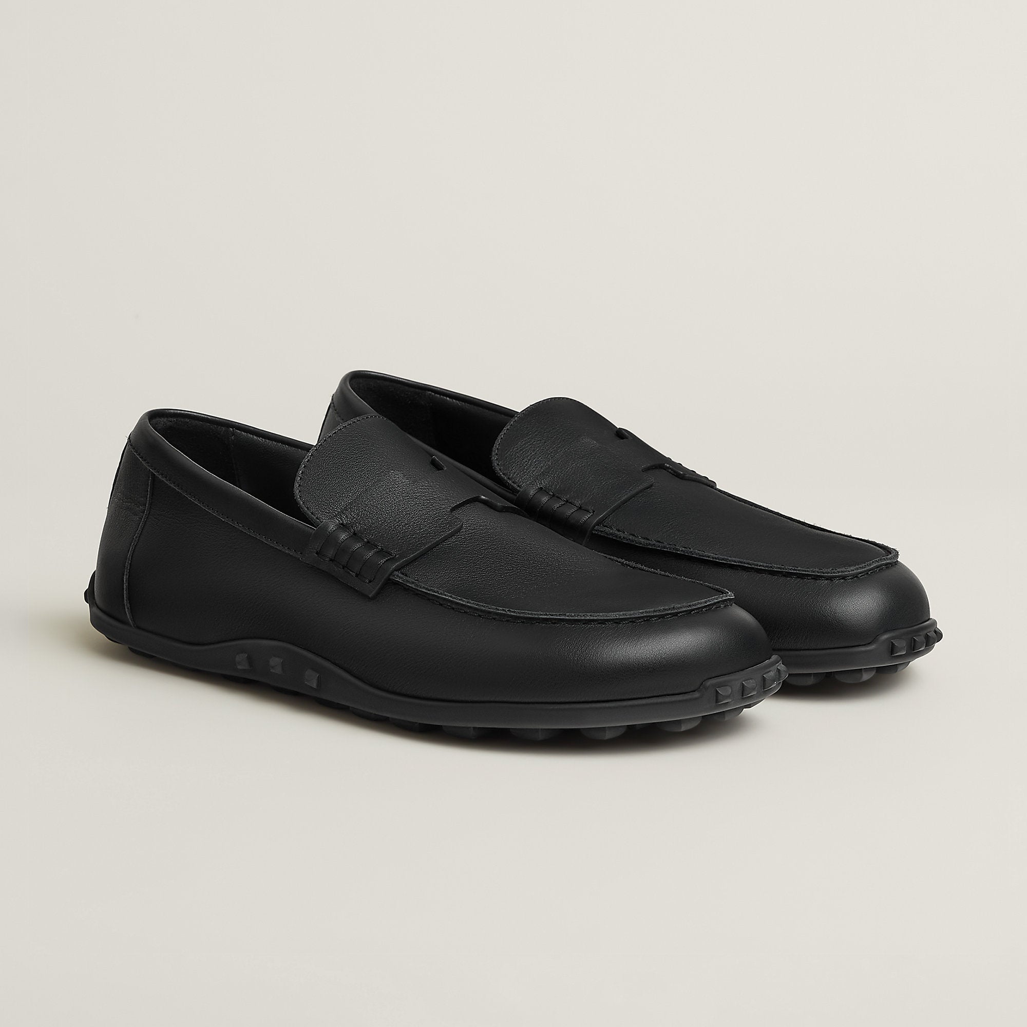 Hermes Lazy Loafer Noir