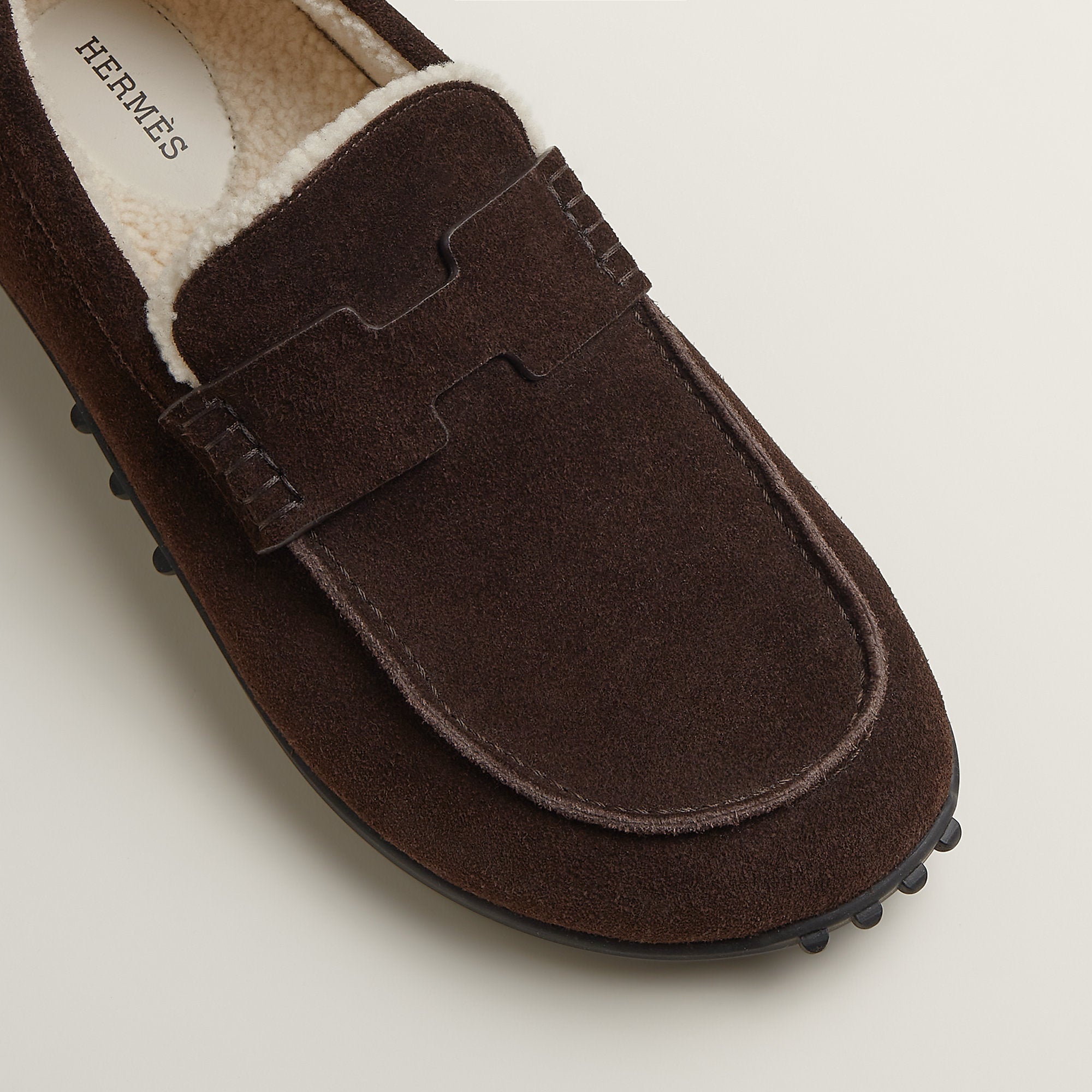 Hermes Lazy Loafer Noir