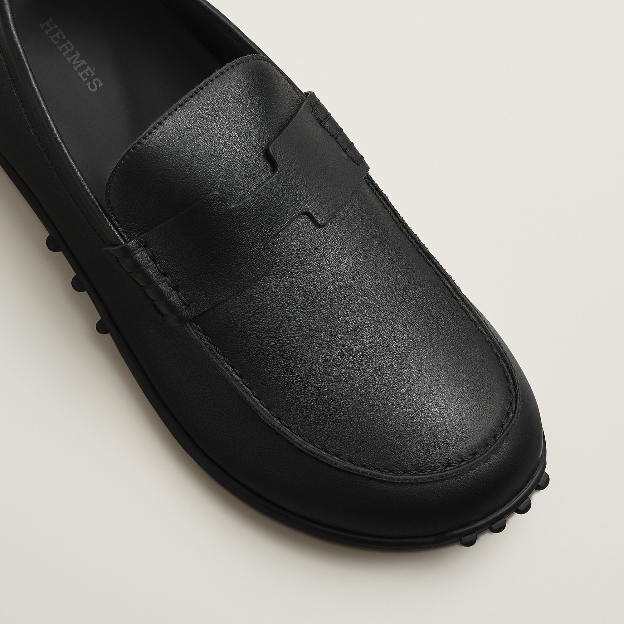 Hermes Lazy Loafer Noir