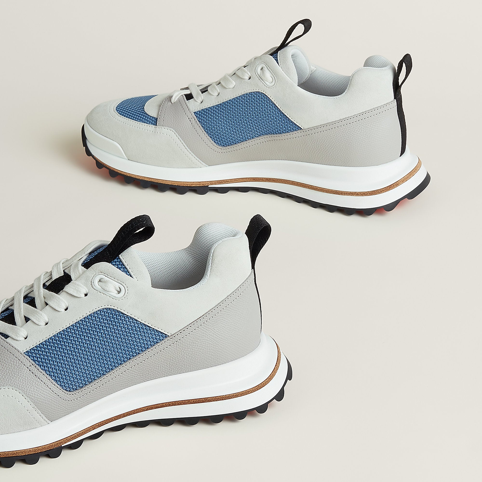 Hermes Leader Sneaker Multie Bleu Jean