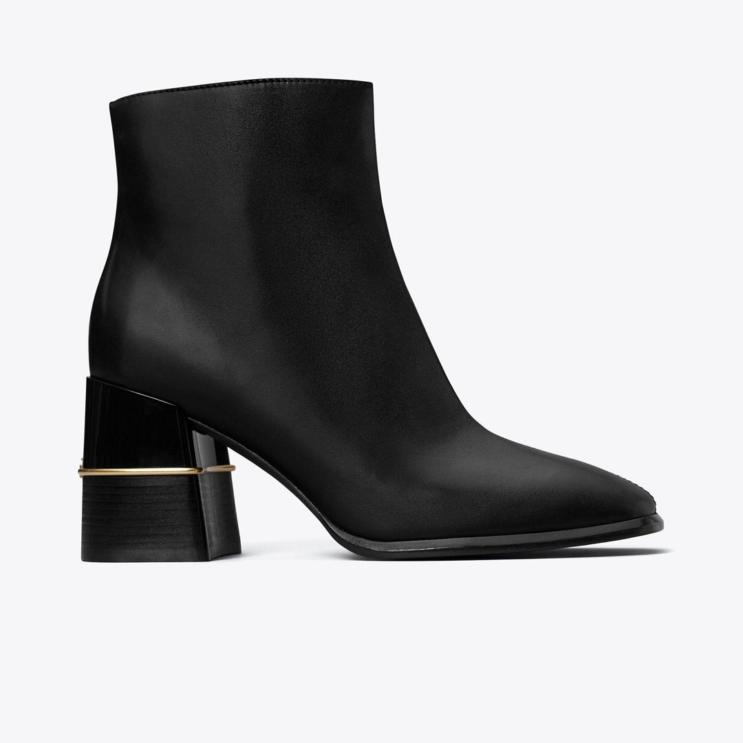 Tory Burch Leather Ankle Boot PERFECT BLACK