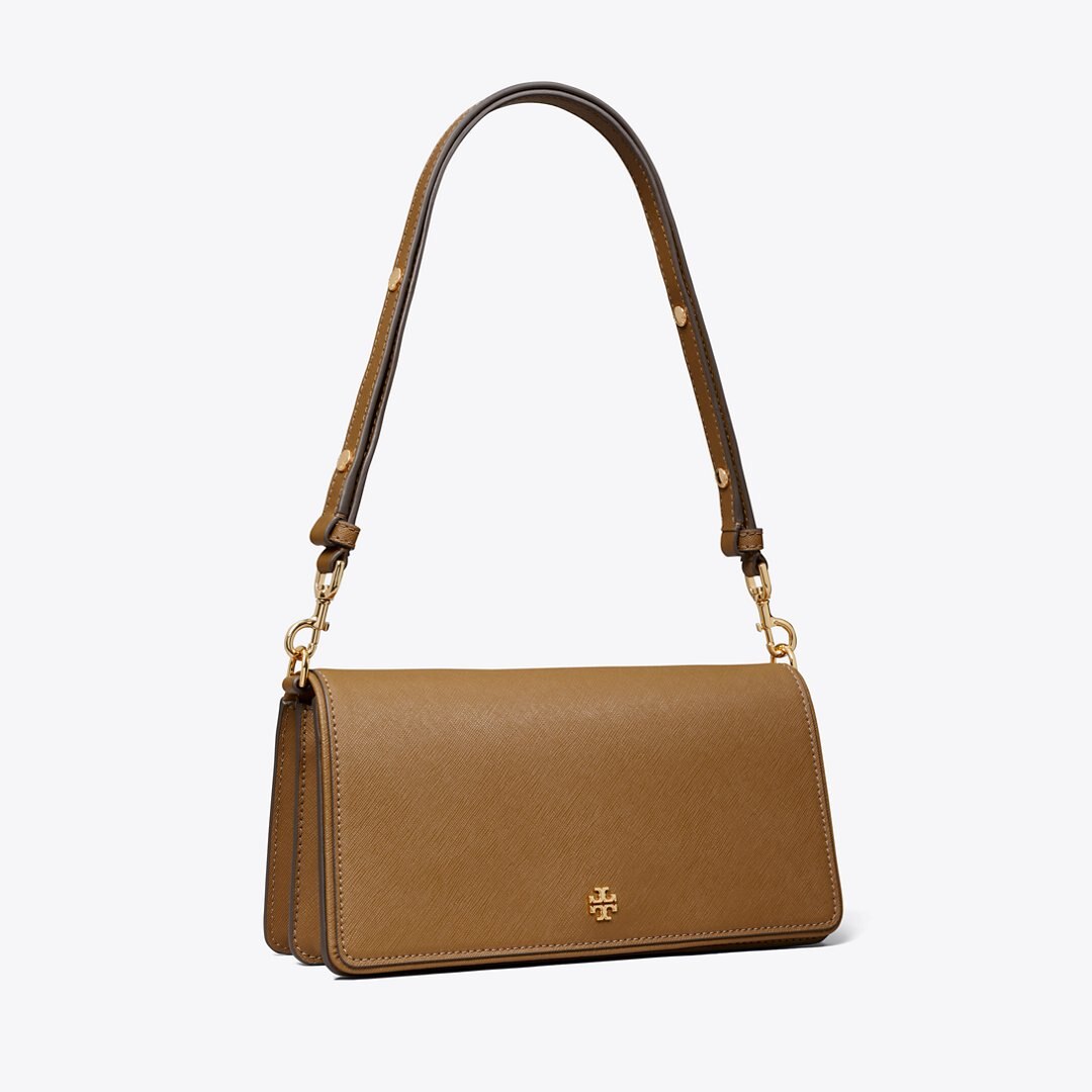 Tory Burch Leather Convertible Crossbody Moose