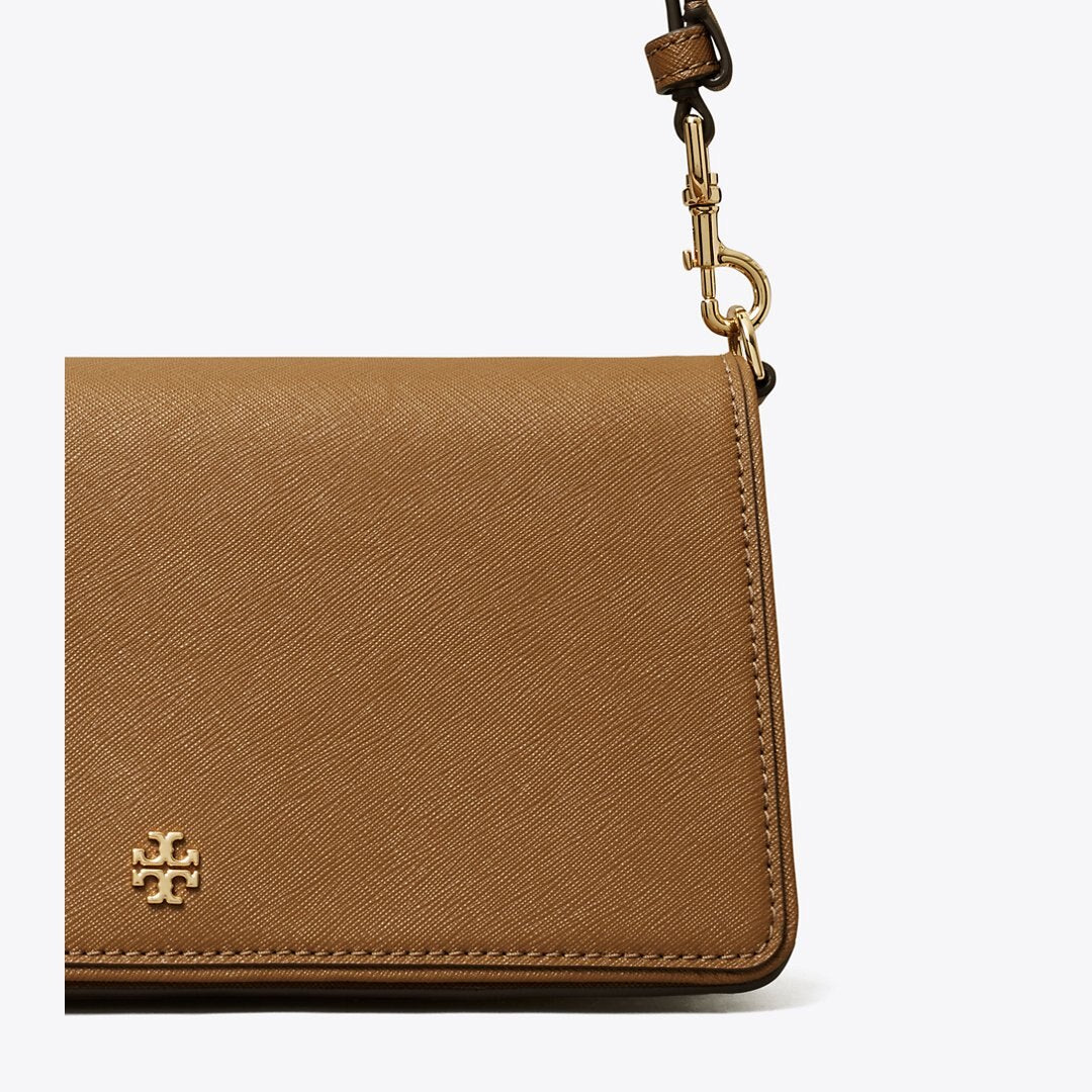 Tory Burch Leather Convertible Crossbody Moose