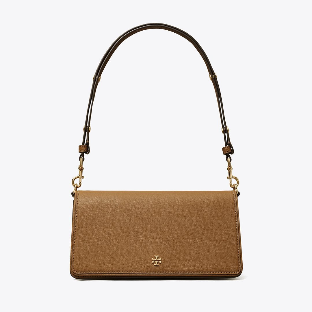 Tory Burch Leather Convertible Crossbody Moose