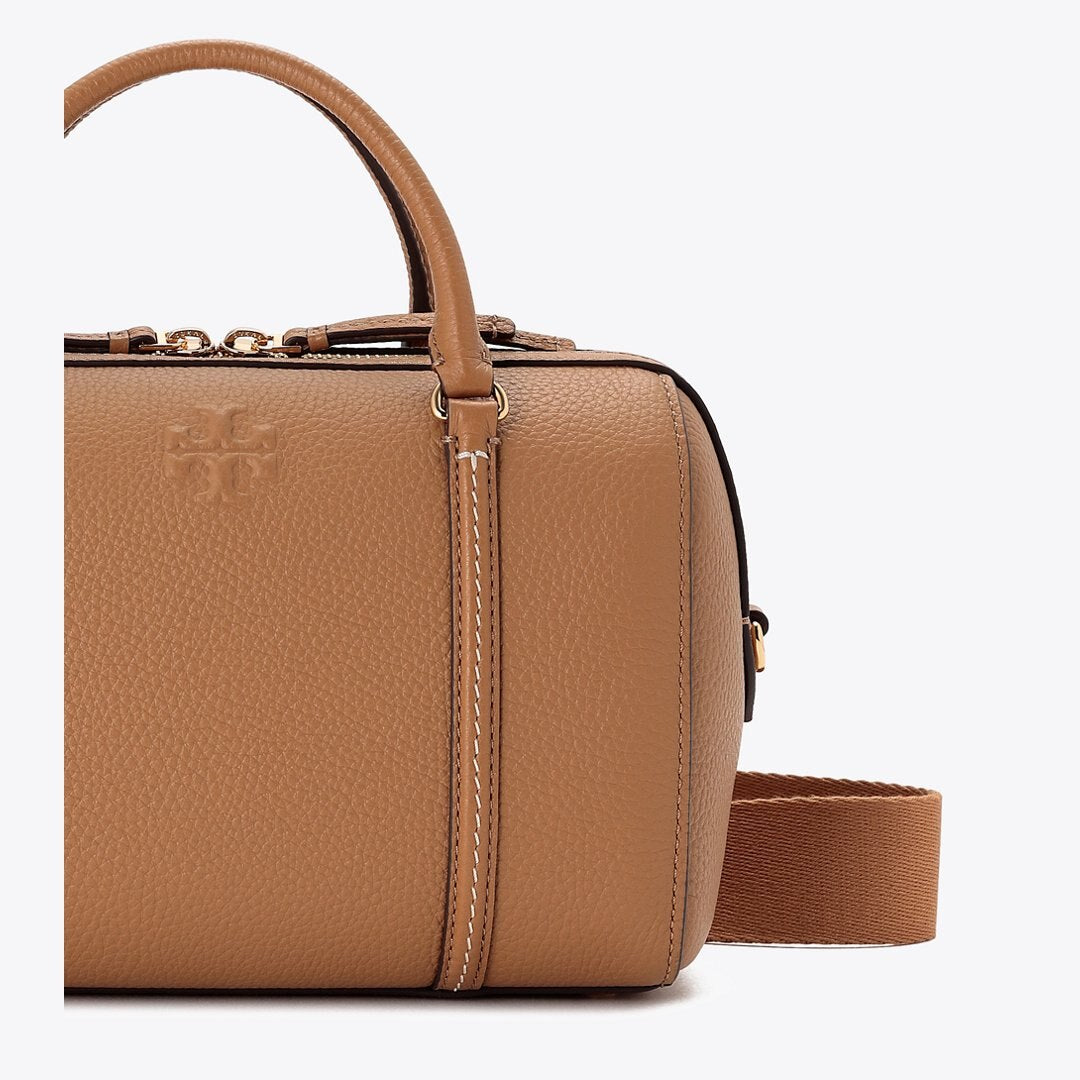 Tory Burch Leather Satchel Tiramisu