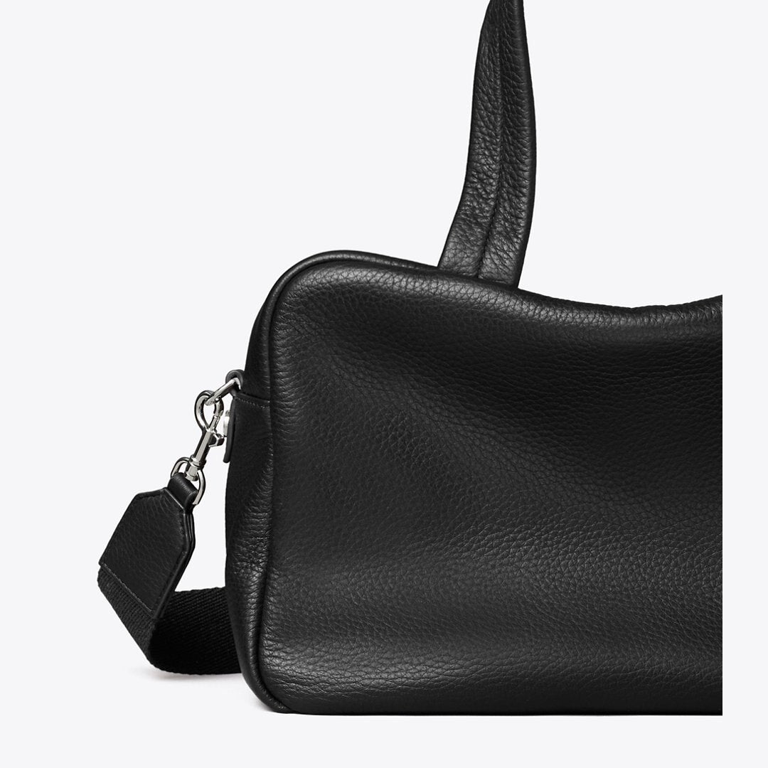 Tory Burch Leather Satchel Black