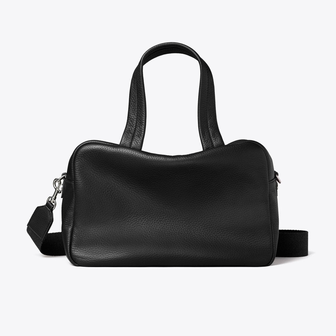 Tory Burch Leather Satchel Black