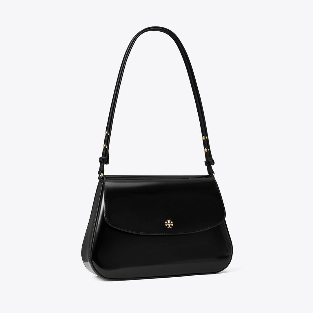 Tory Burch Leather Shoulder Bag Black