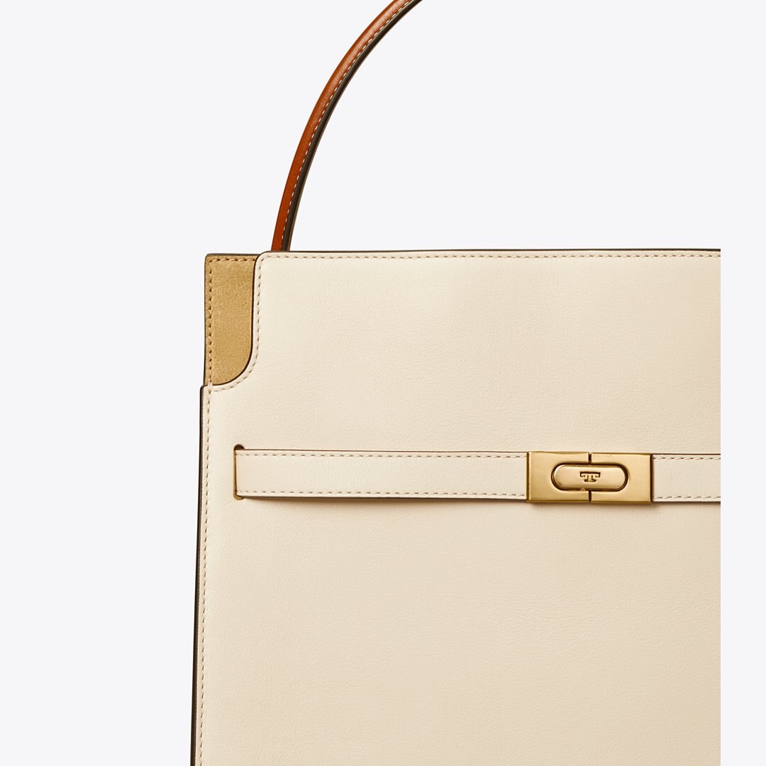 Tory Burch Lee Radziwill Double Bag New Cream
