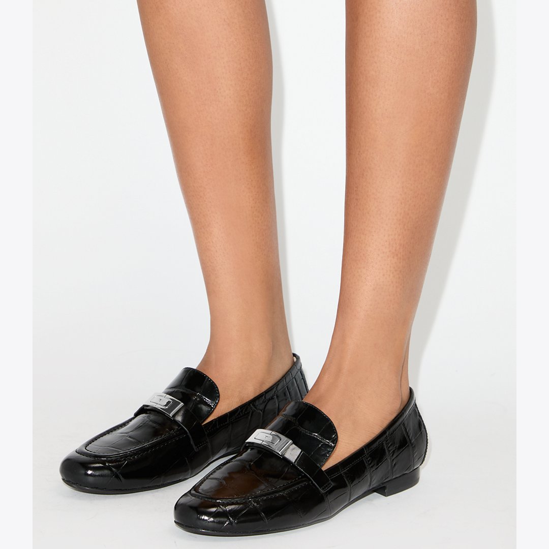 Tory Burch LeeLee Loafer PERFECT BLACK