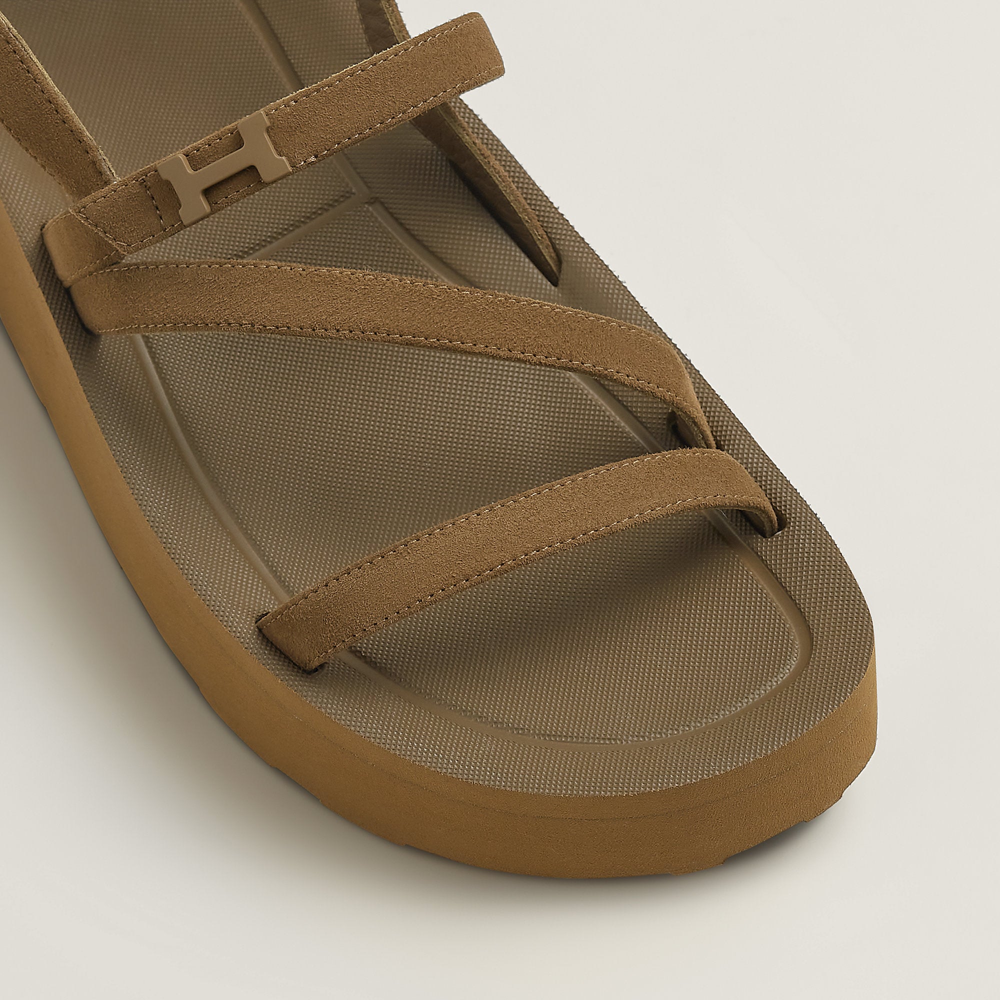 Hermes Liberte Sandal Terre Ambre