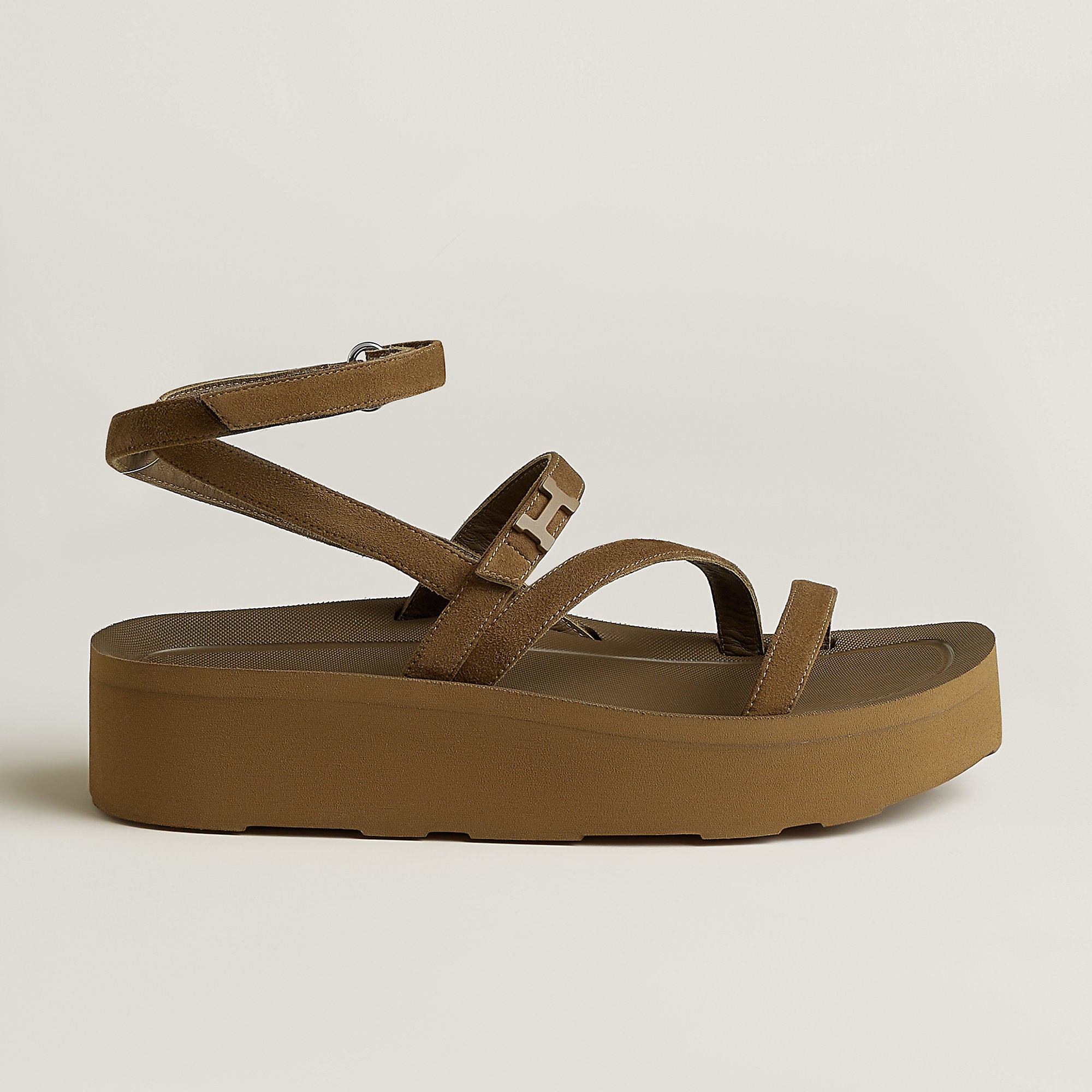 Hermes Liberte Sandal Terre Ambre
