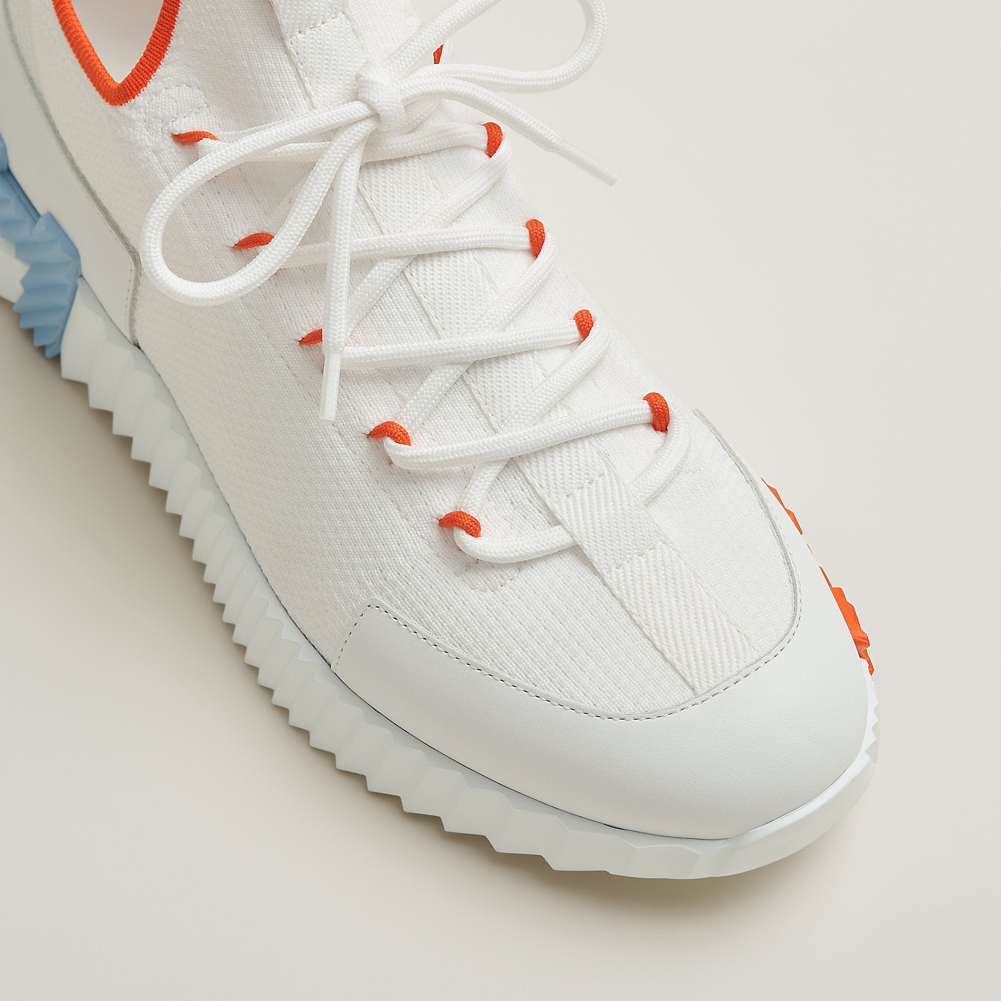 Hermes Lift Slip On Sneaker Blanc