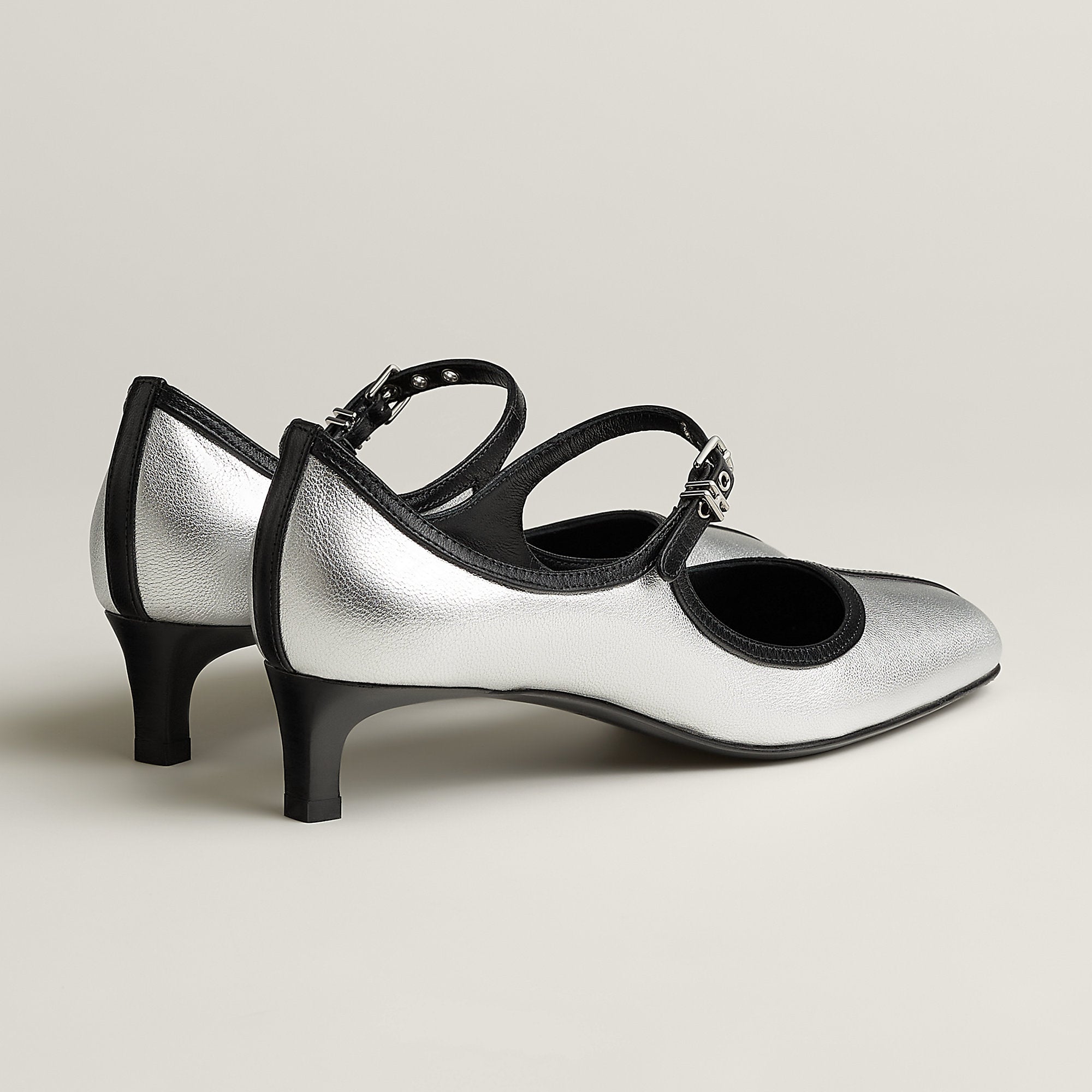 Hermes Lilibeth 40 Pump Argent