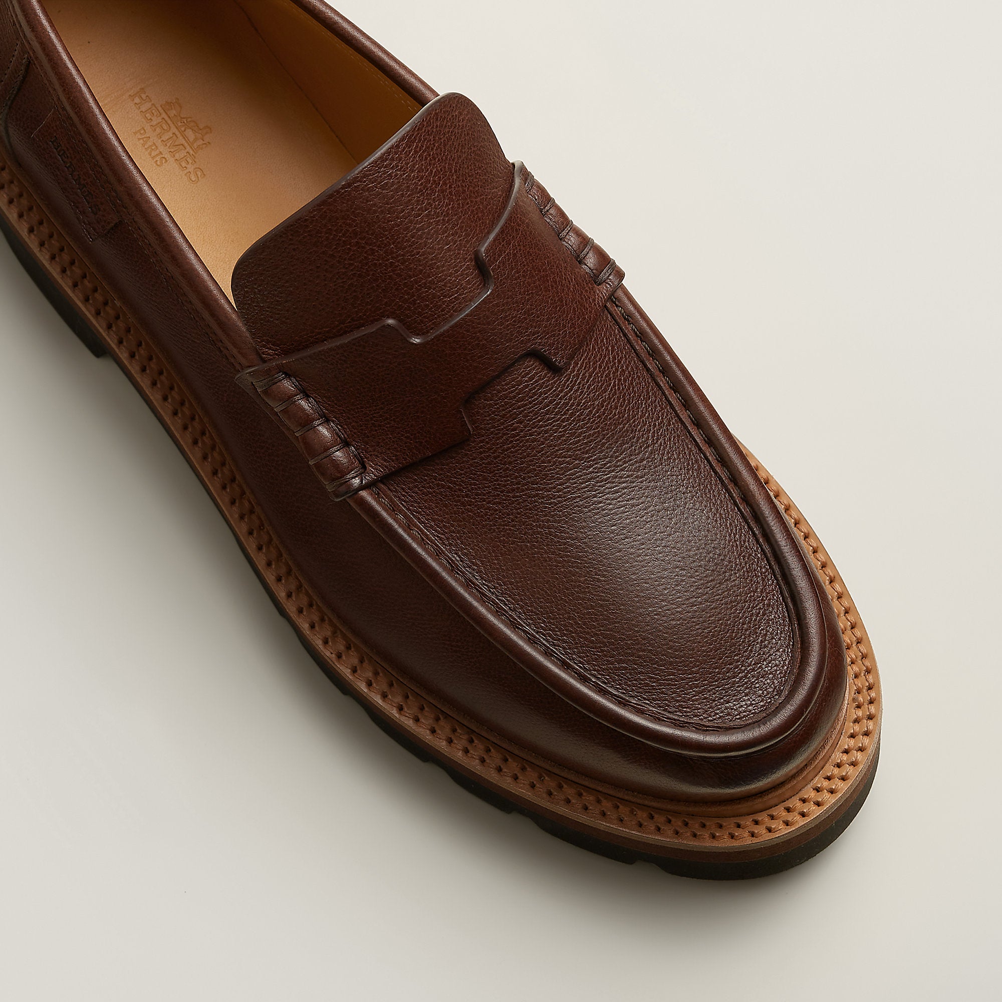 Hermes Lilt Loafer Marron Palissandre