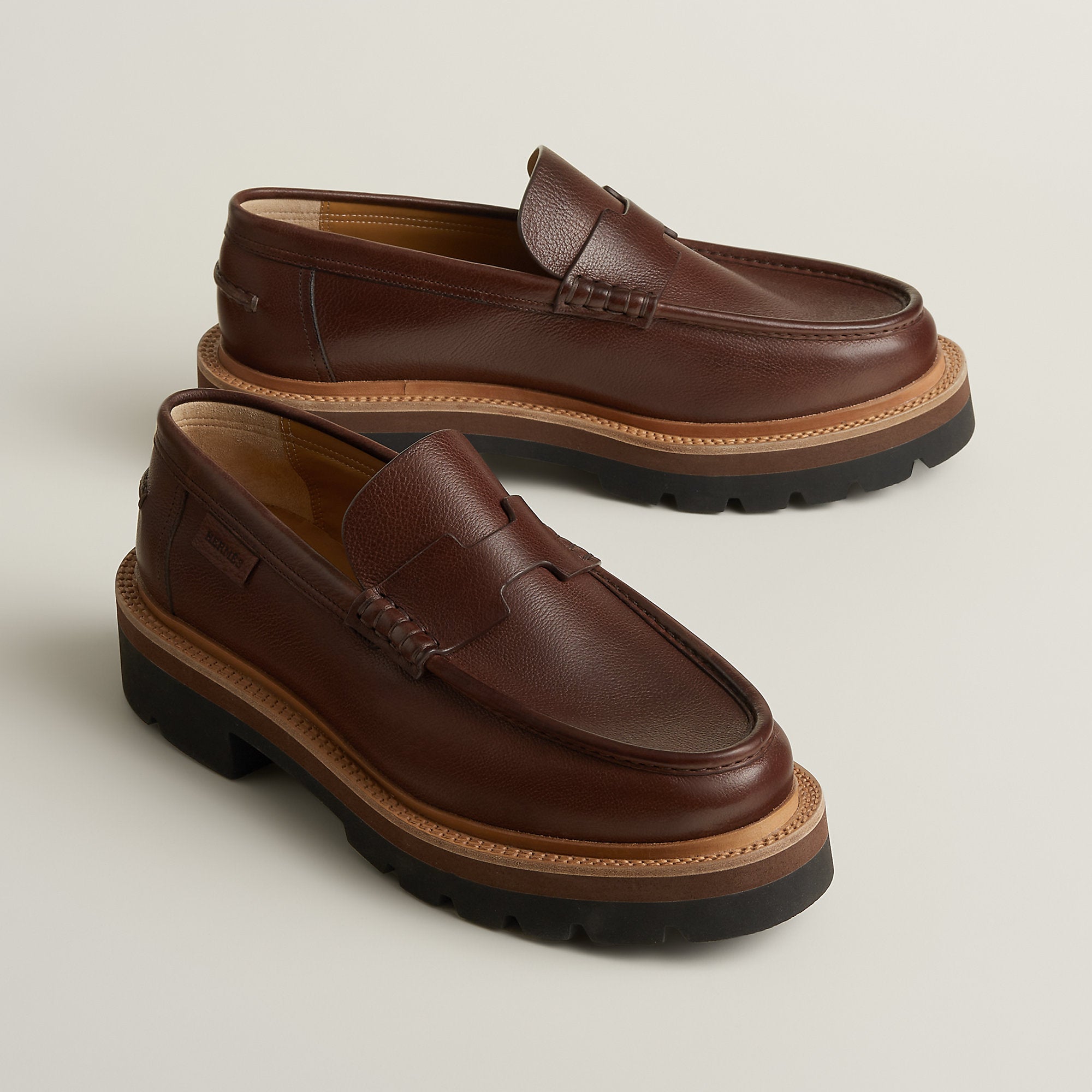 Hermes Lilt Loafer Marron Palissandre