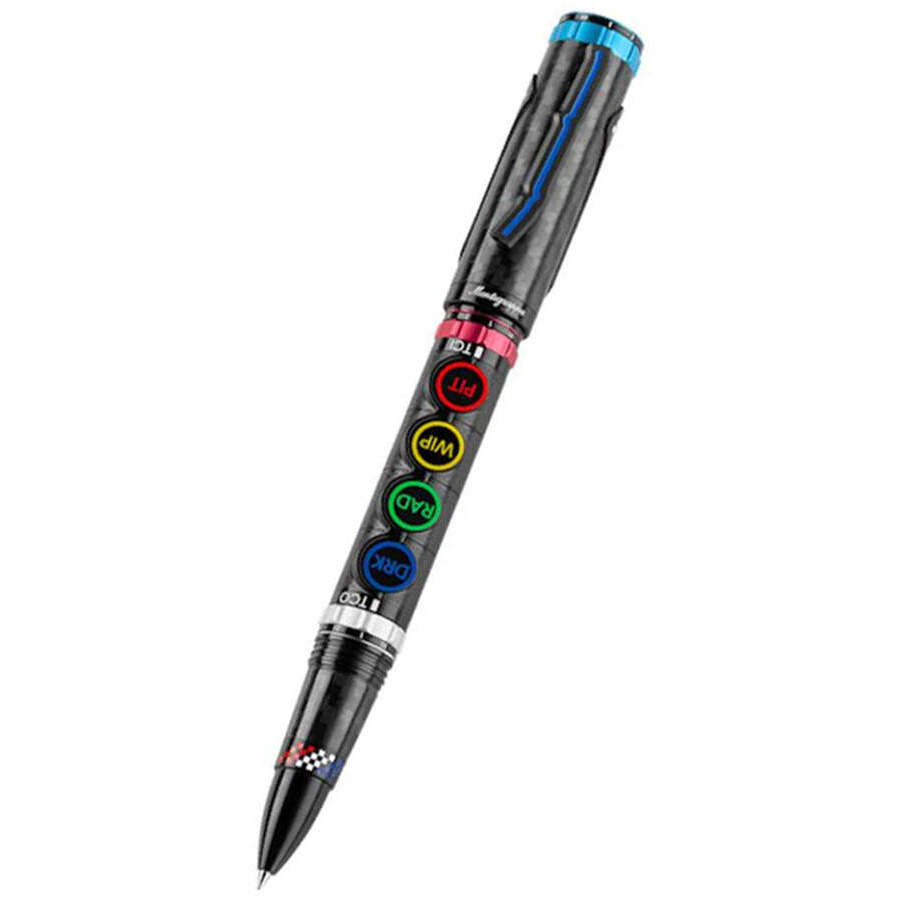 Limited Edition Montegrappa 24 Heures Du Mans 2023 Black/Multicolored Rollerball Pen Centennial Edition Is24Nruc