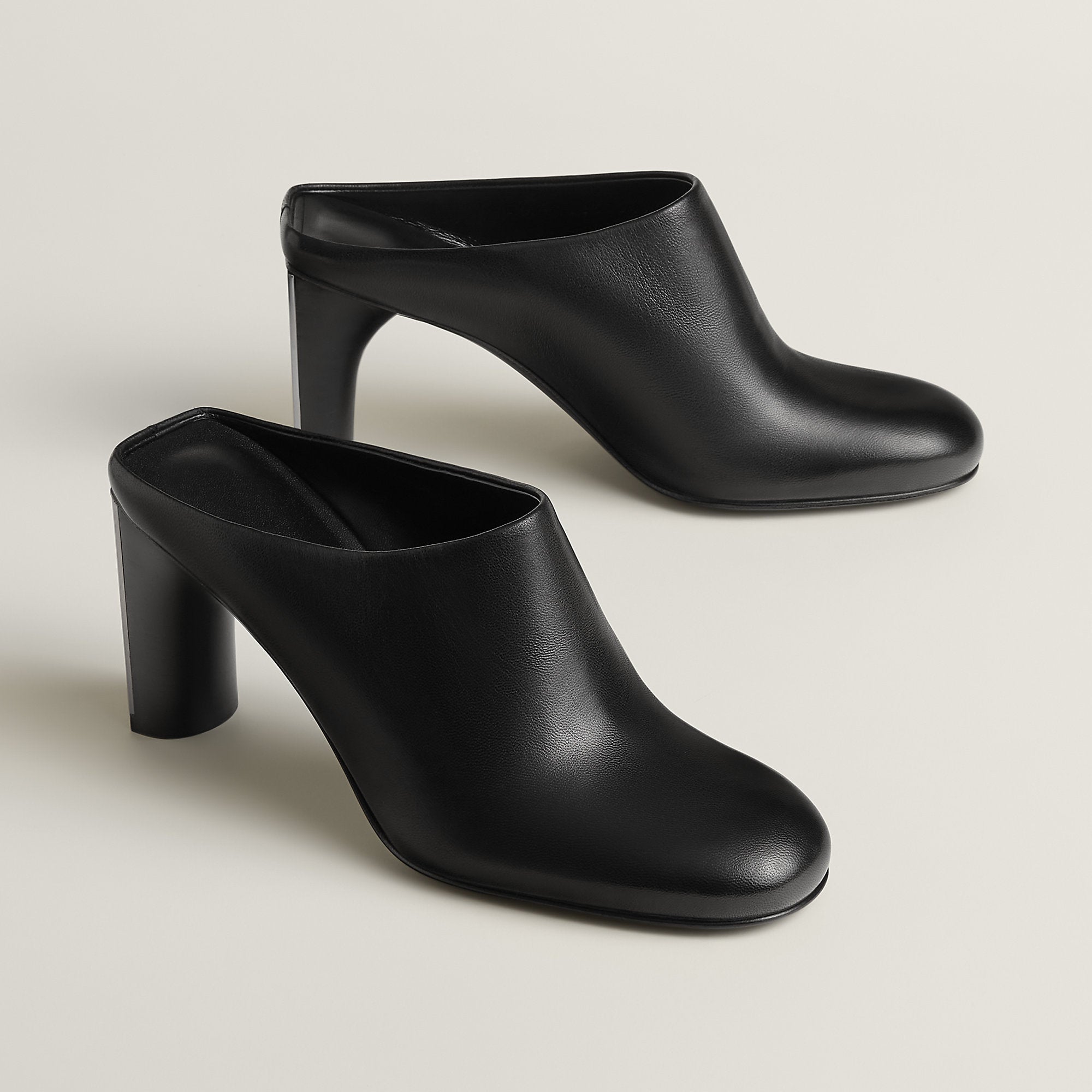 Hermes Lina 80 Mule Noir