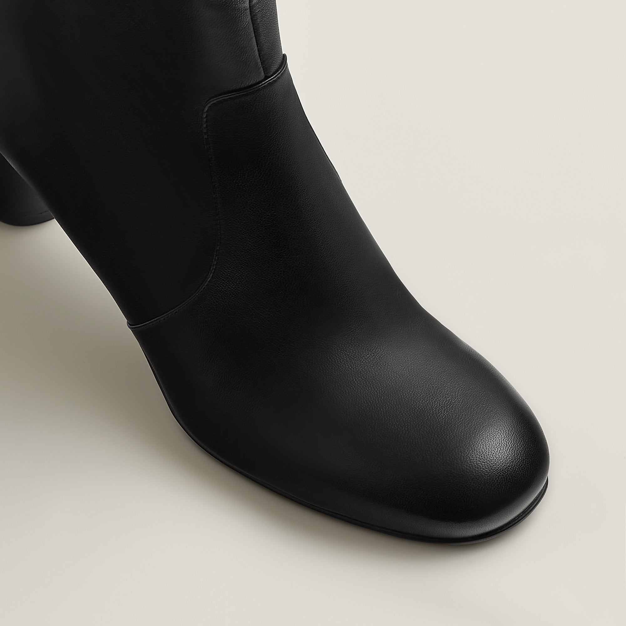 Hermes Lisa 55 Ankle Boot Noir
