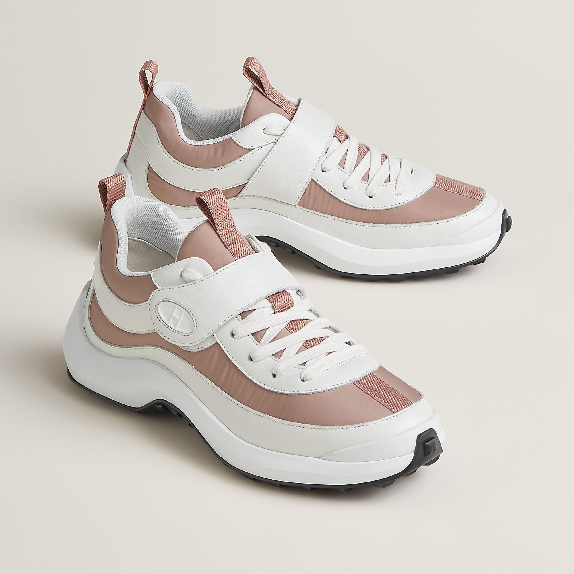 Hermes Loop Sneaker Rose Antique
