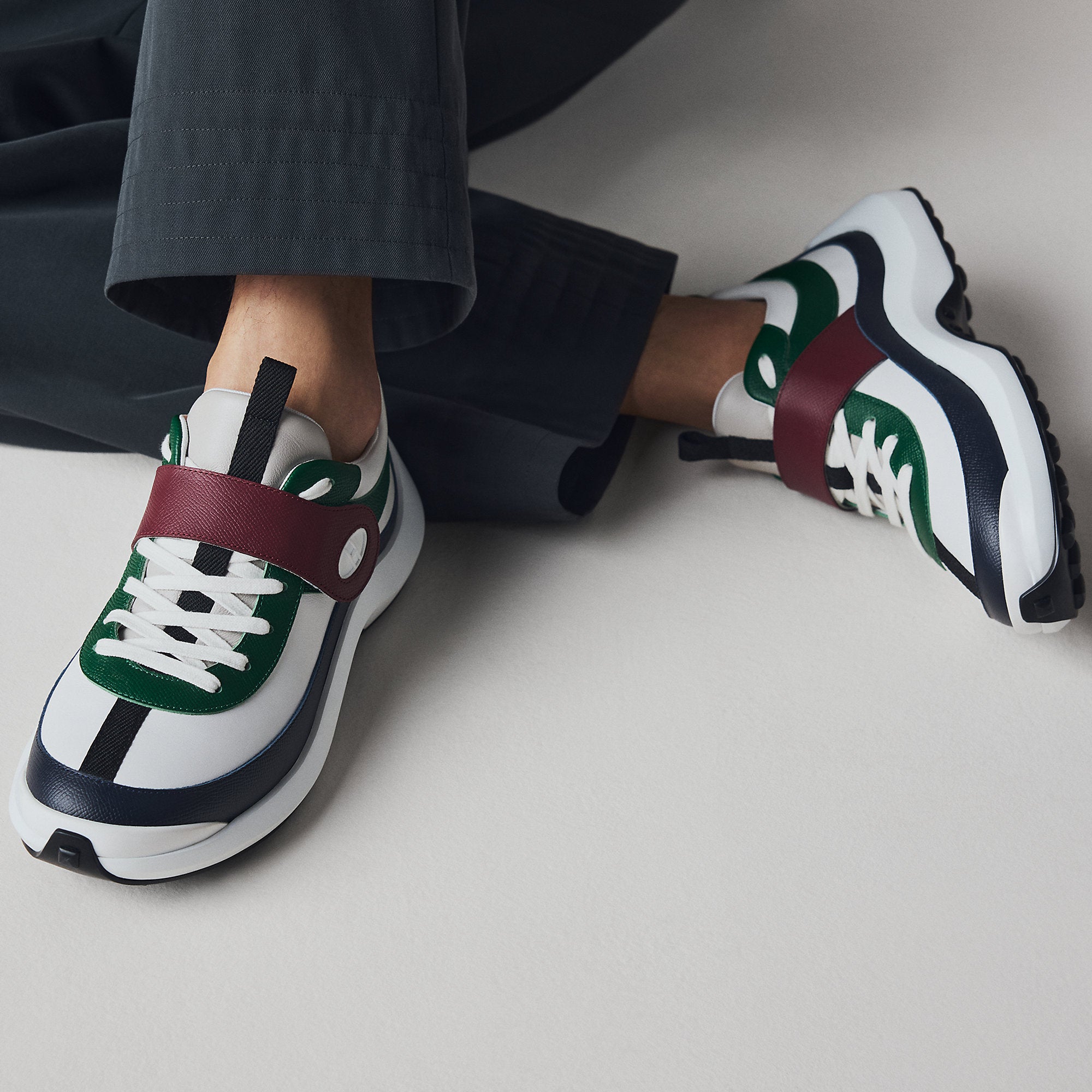 Hermes Loop Sneaker Multie Blanc