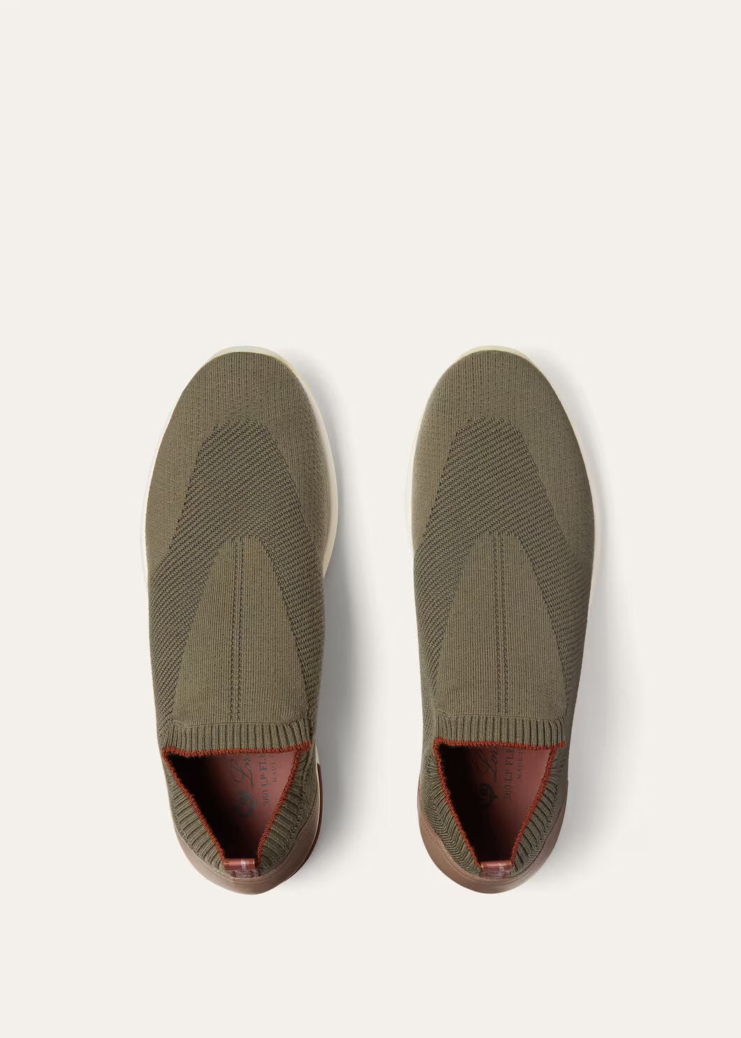 LoroPiana 360 LP Flexy Walk Sneaker Military Summer