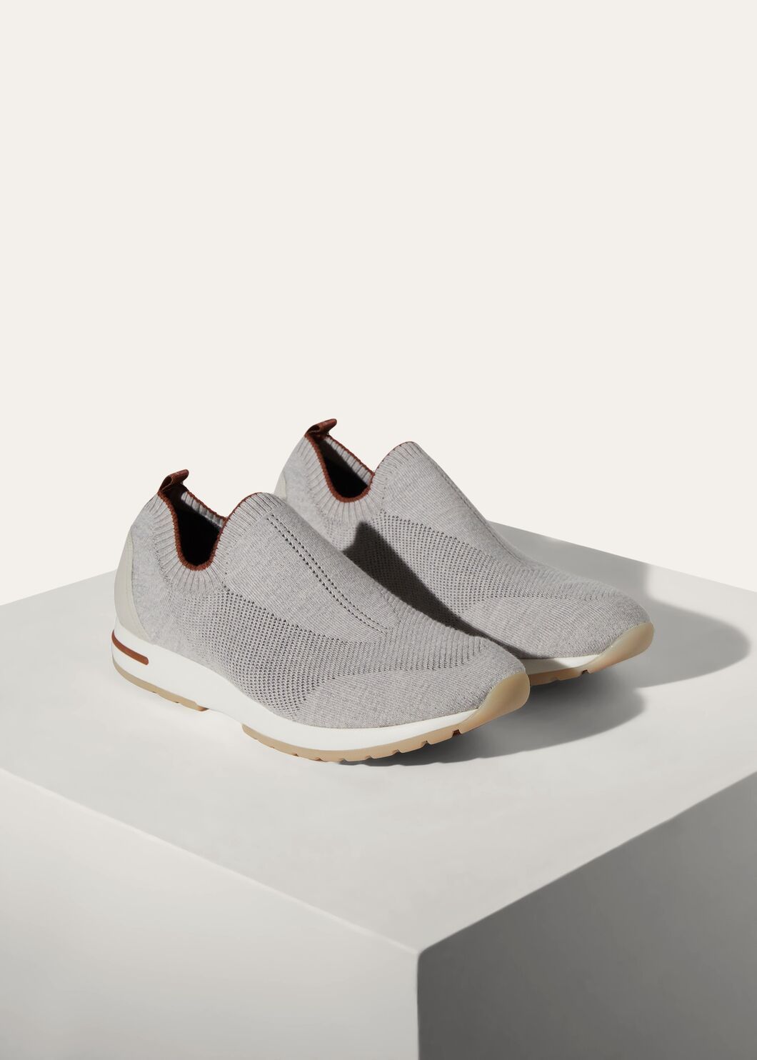 LoroPiana 360 LP Flexy Walk Sneaker Gray Mix