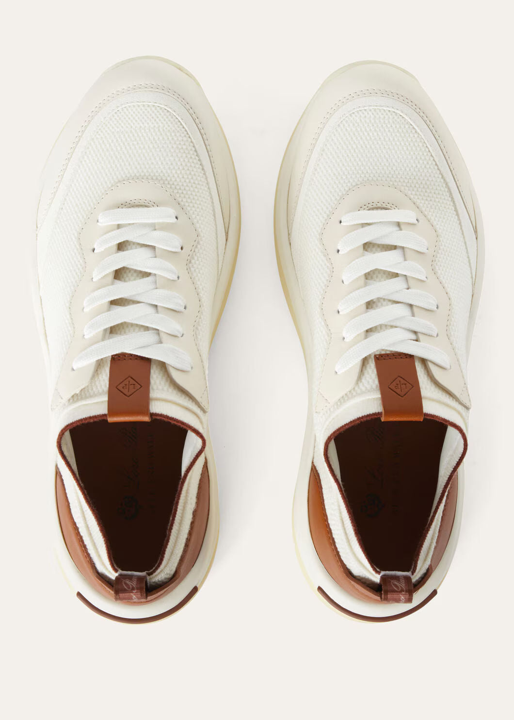 LoroPiana 410 LP Walk Sneaker White