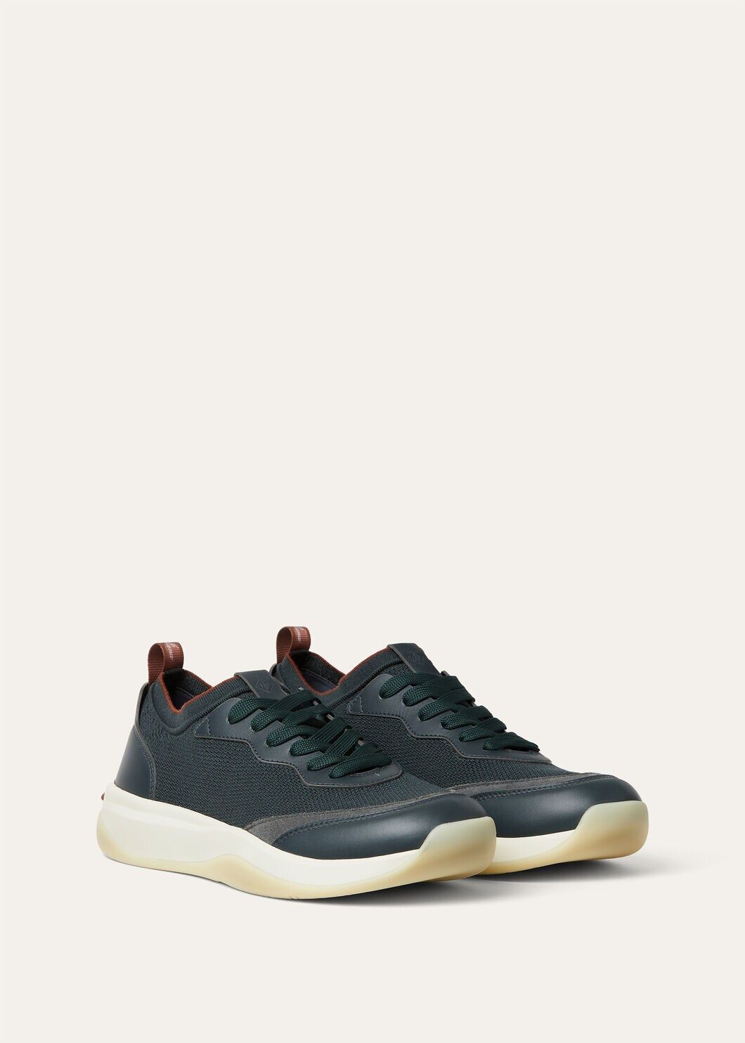 LoroPiana 410 LP Walk Sneaker Dark Green
