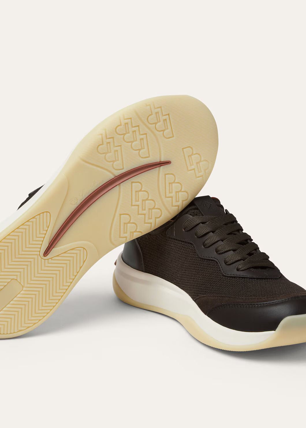 LoroPiana 410 LP Walk Sneaker Umber Brown