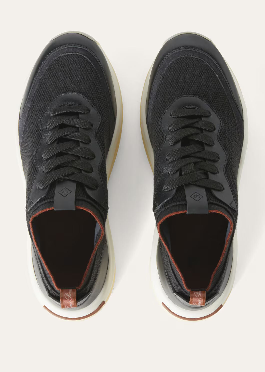 LoroPiana 410 LP Walk Sneaker Caviar