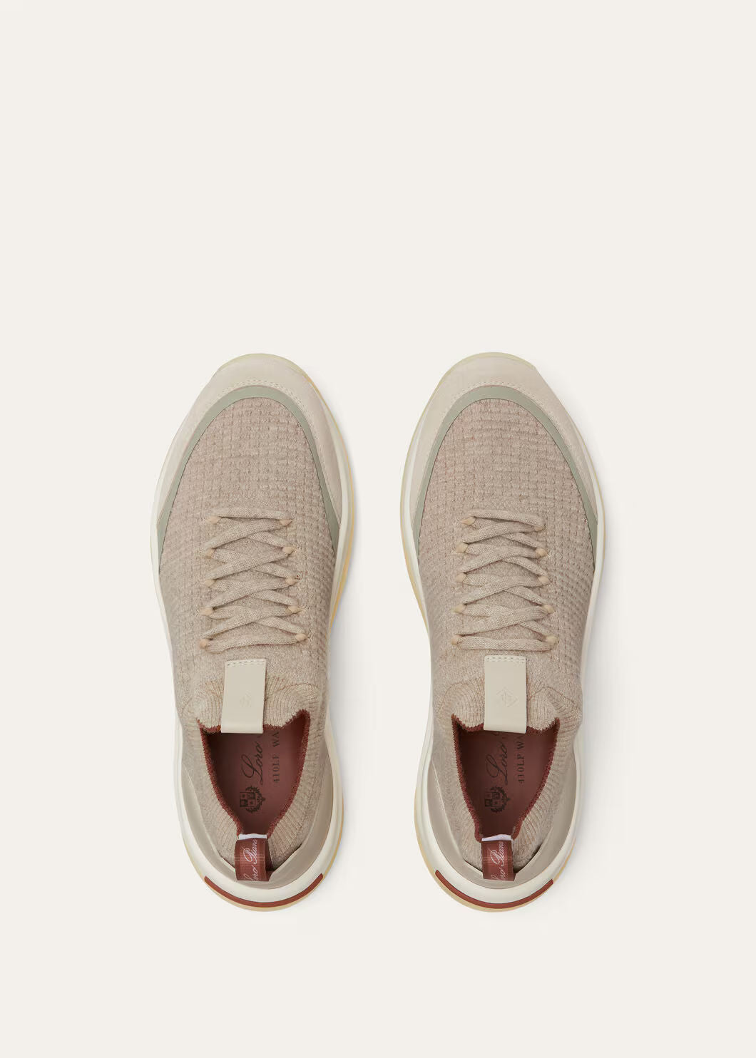 LoroPiana 410 LP Walk Sneaker Kasha Melange