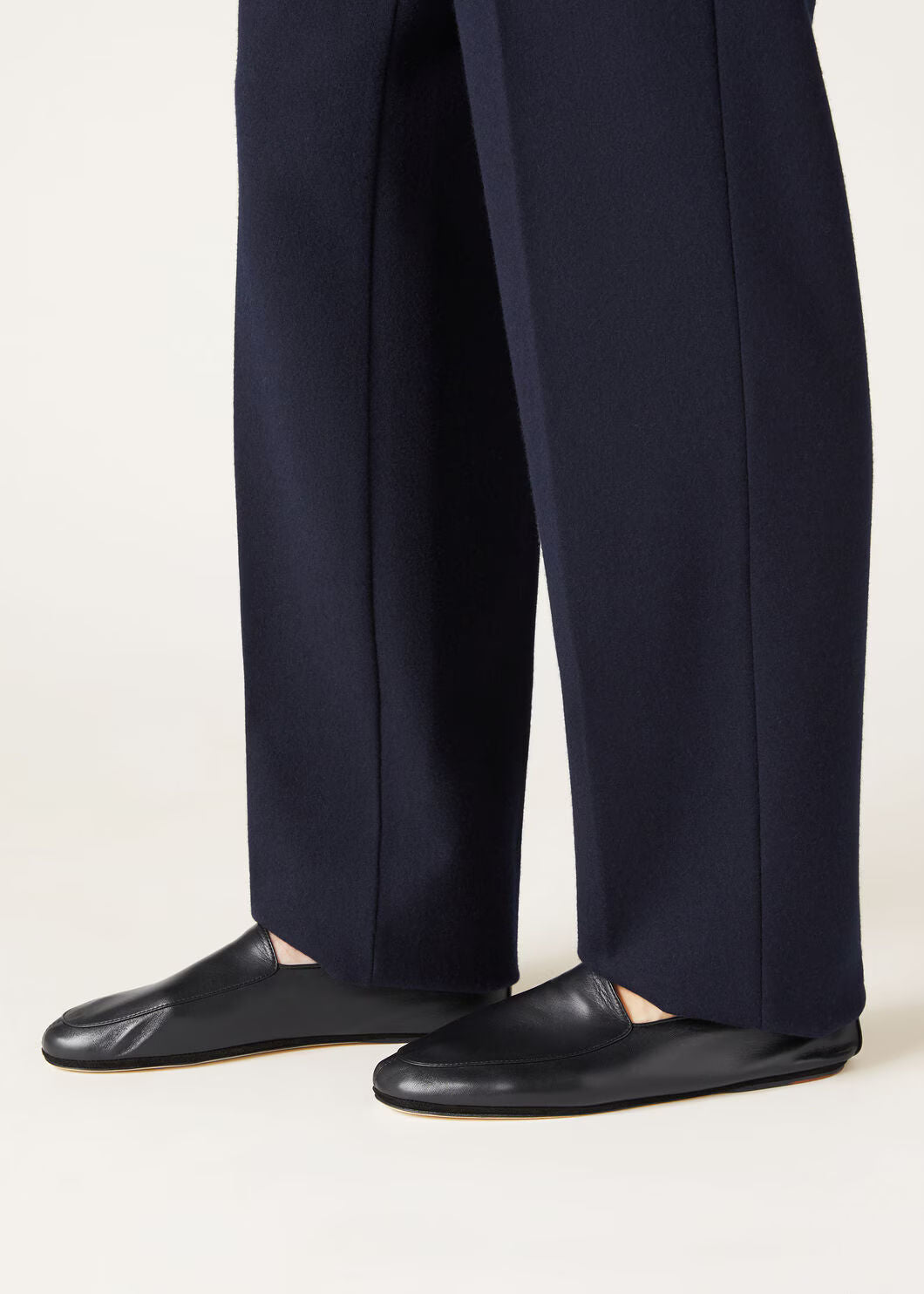 LoroPiana Anton Walk Loafer Black