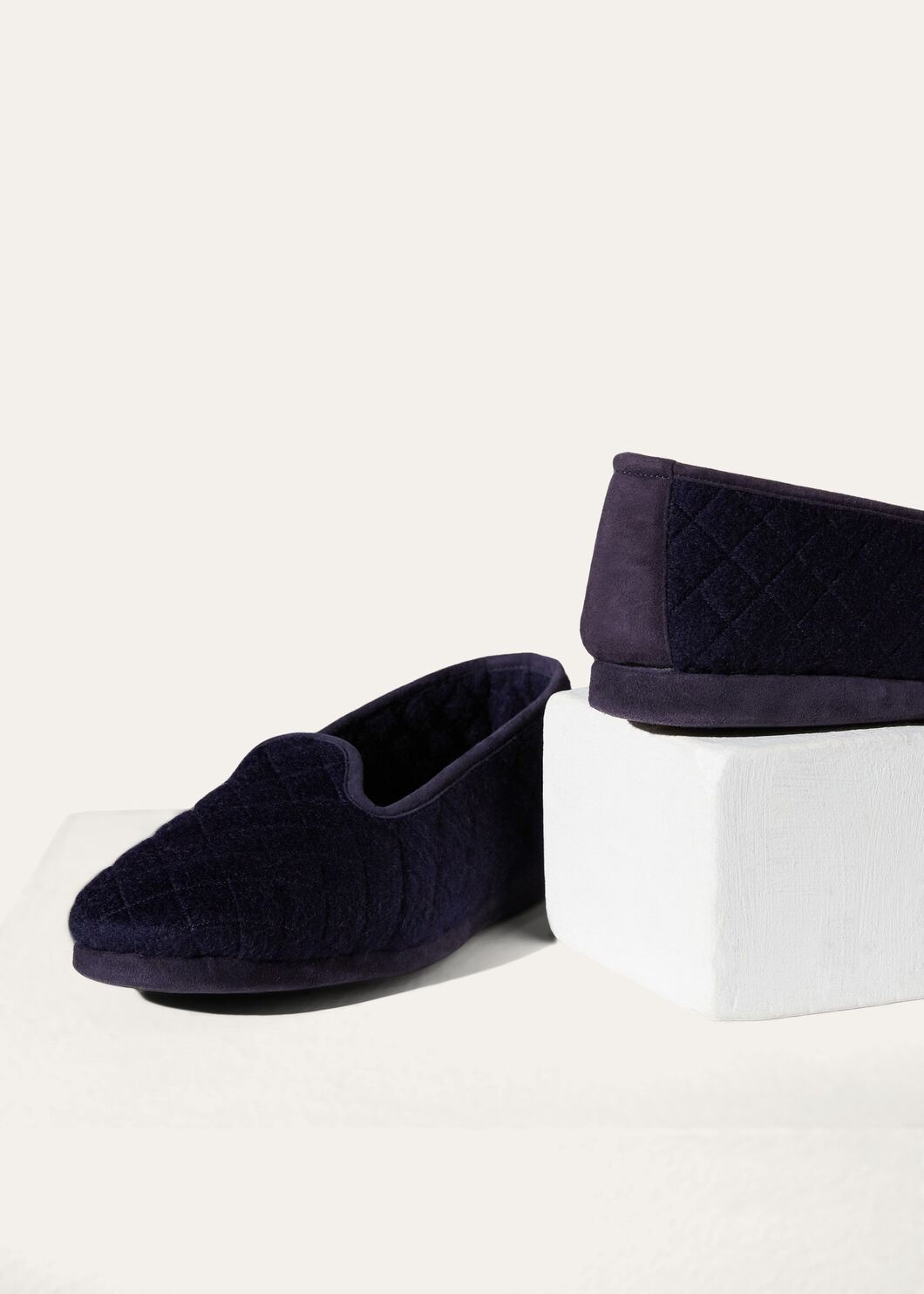 LoroPiana Classic Slipper Blue Navy