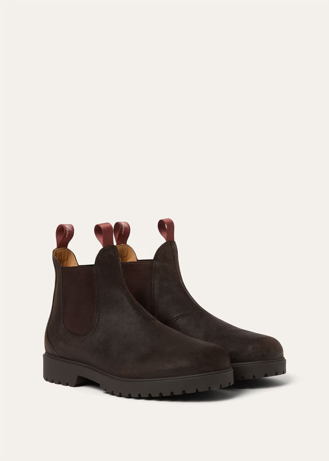 LoroPiana Dover Walk Chelsea Boot Very Dark Brown