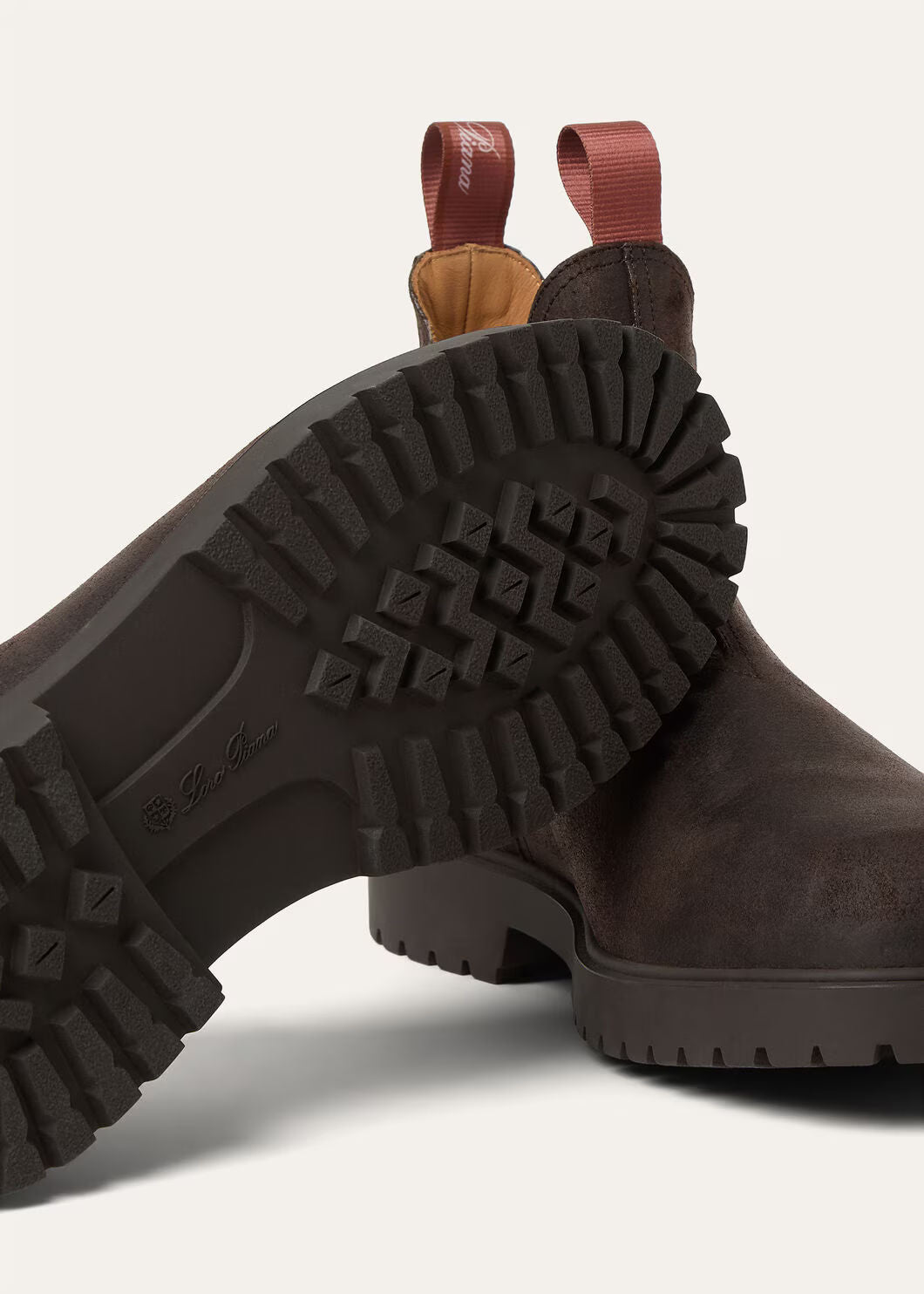 LoroPiana Dover Walk Chelsea Boot Very Dark Brown