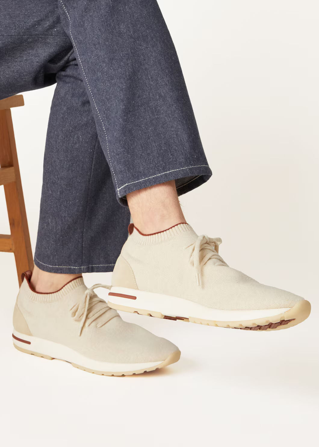 LoroPiana Loro 360 LP Flexy Walk Sneaker Pure Dunes Melange