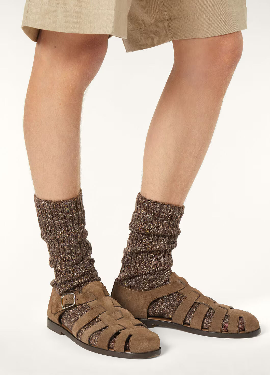 LoroPiana Maxime Walk Sandal Dusk