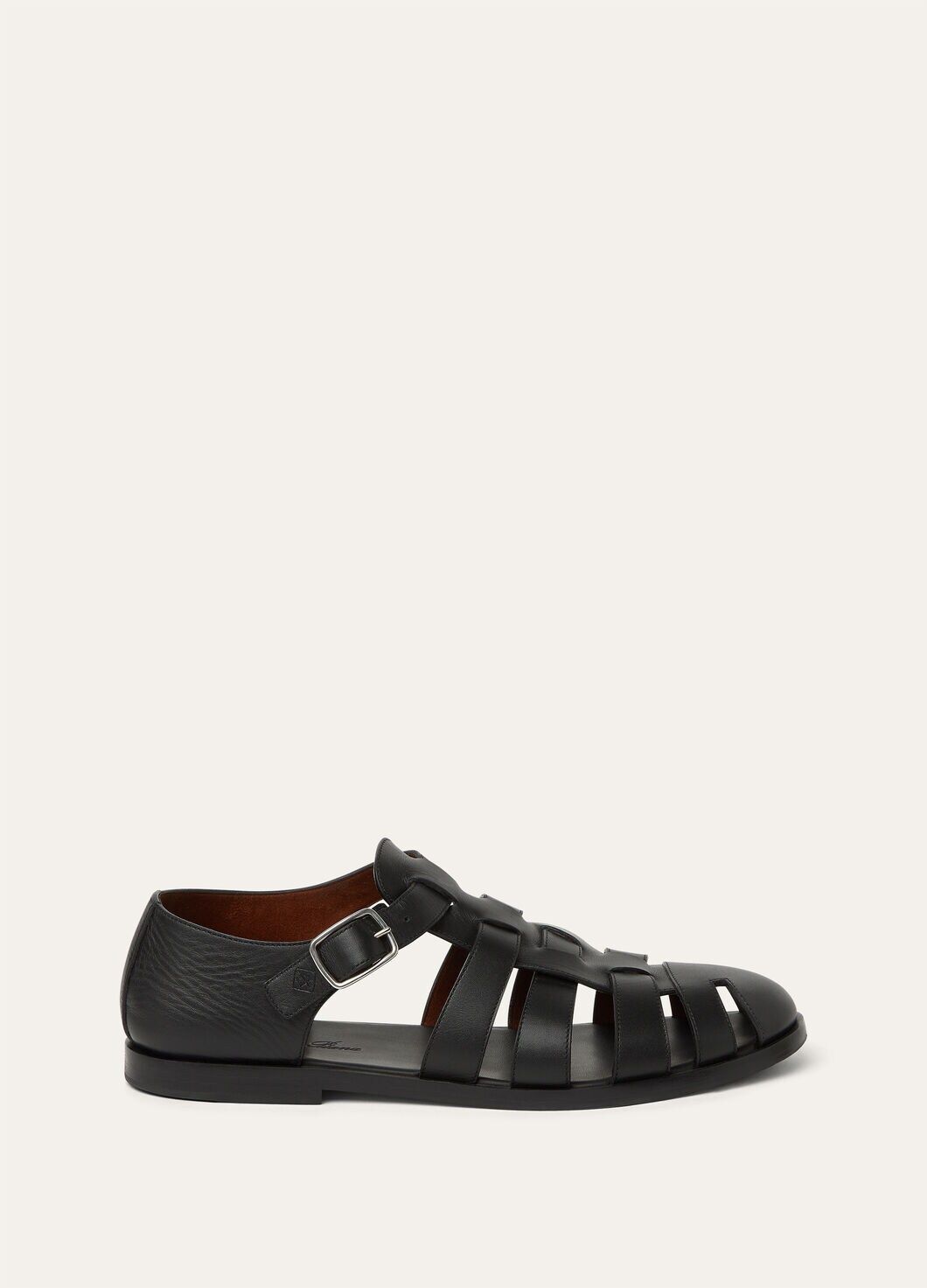 LoroPiana Maxime Walk Sandal Black