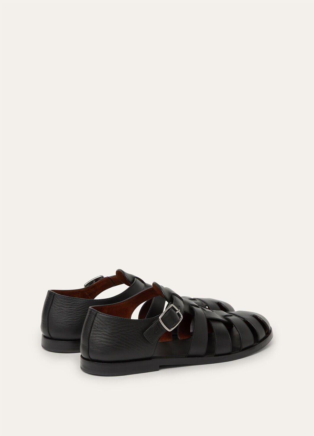 LoroPiana Maxime Walk Sandal Black