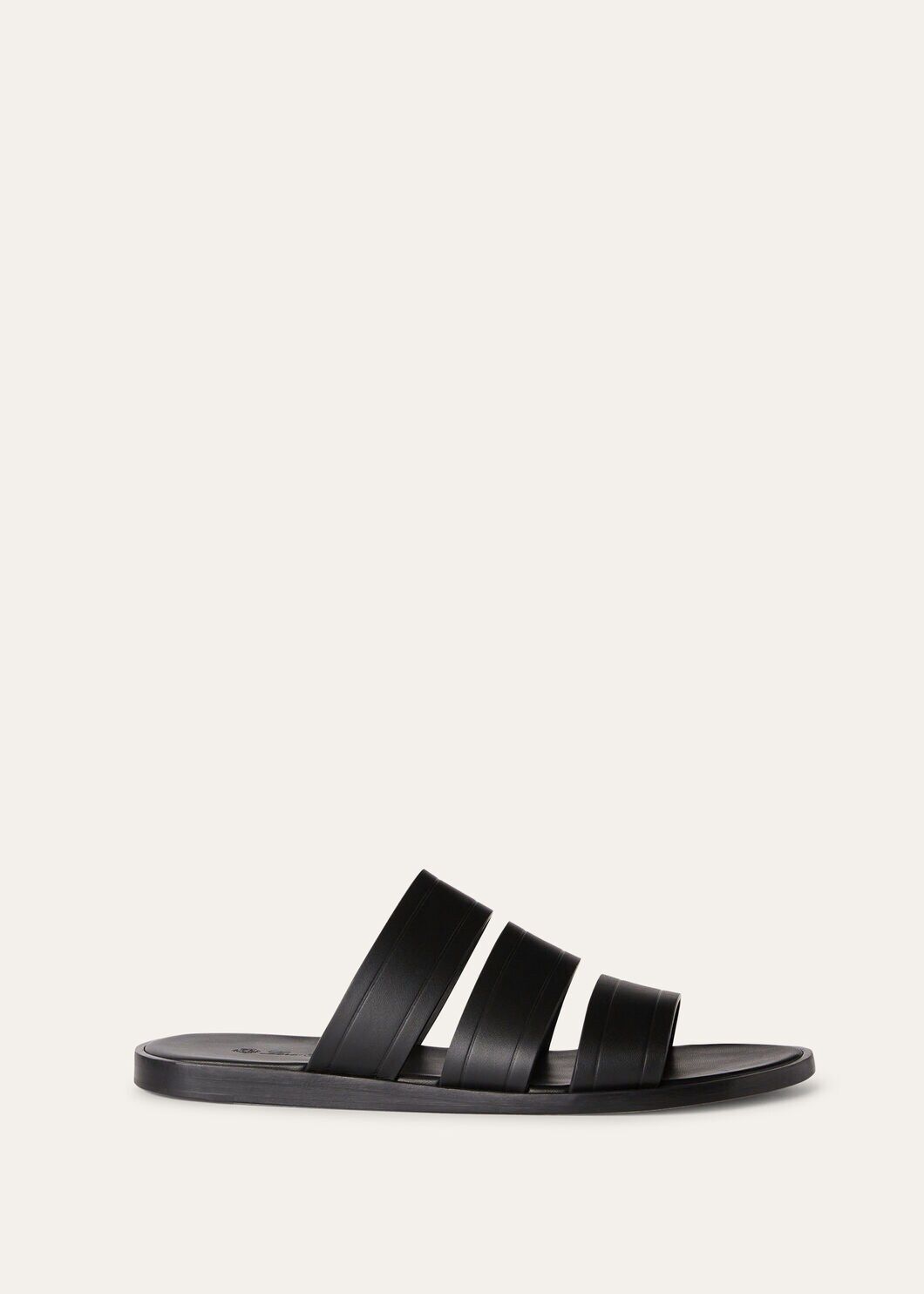 LoroPiana Naha Sandal Black